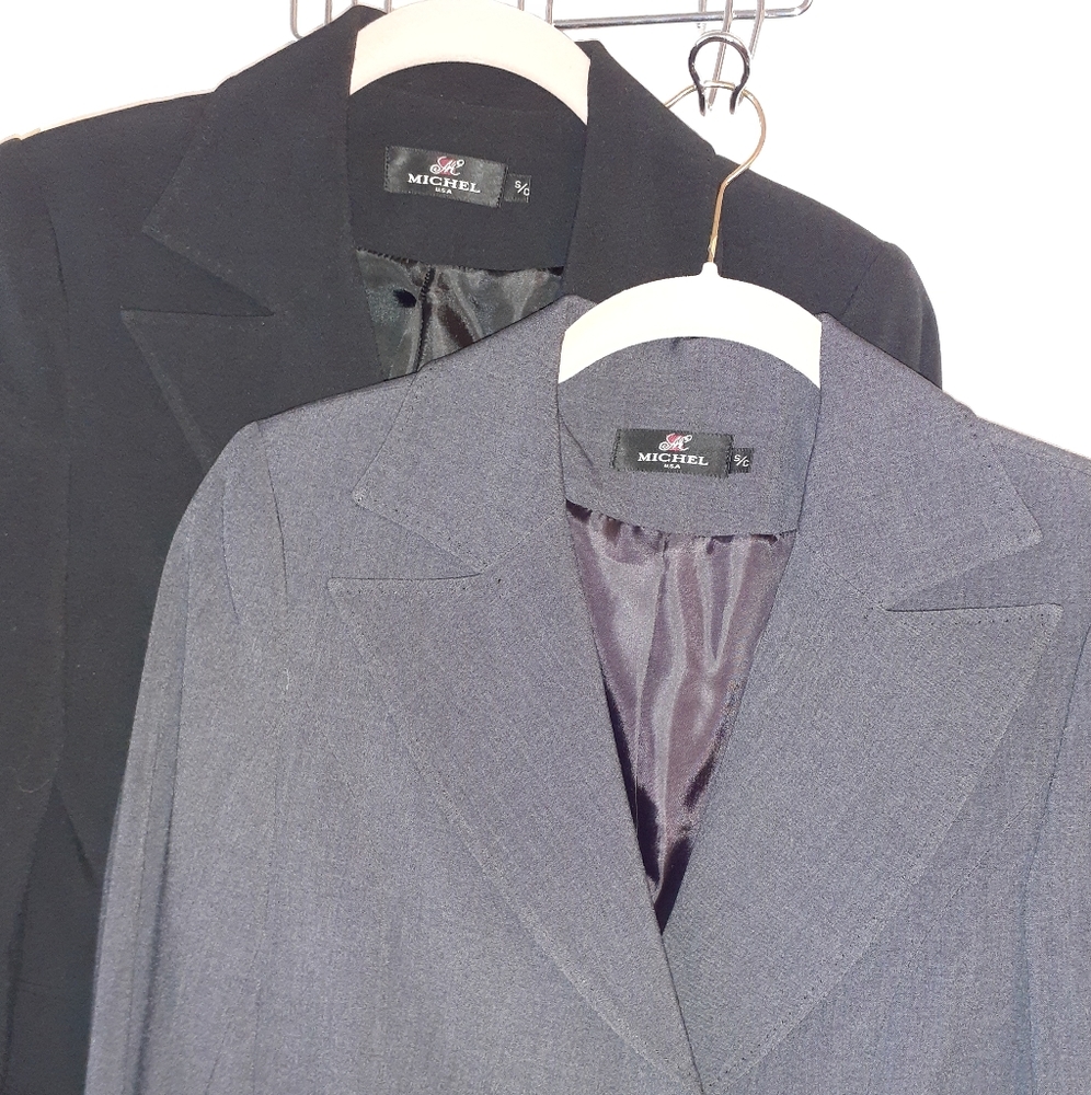 Nwot*Black Single Button Blazer*Fully-Lined*Sz S - image 2